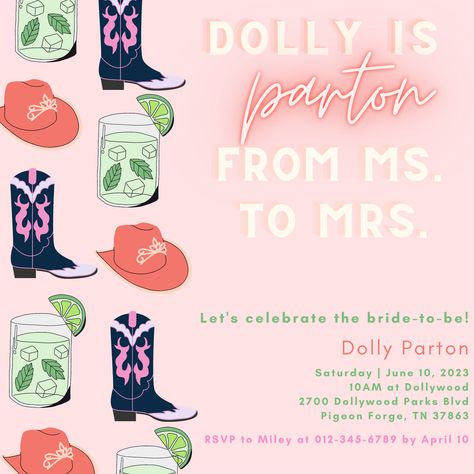 🎉Dolly Parton Theme Bachelorette🤠 Bachelorette Party Dolly Parton, Dolly Themed Bachelorette Party, Dolly Parton Themed Bachelorette Party, Dollywood Bachelorette, Dollywood Bachelorette Party, Dolly Bachelorette Party, Dolly Parton Party Theme, Dolly Parton Bachelorette Party, Dolly Bachelorette