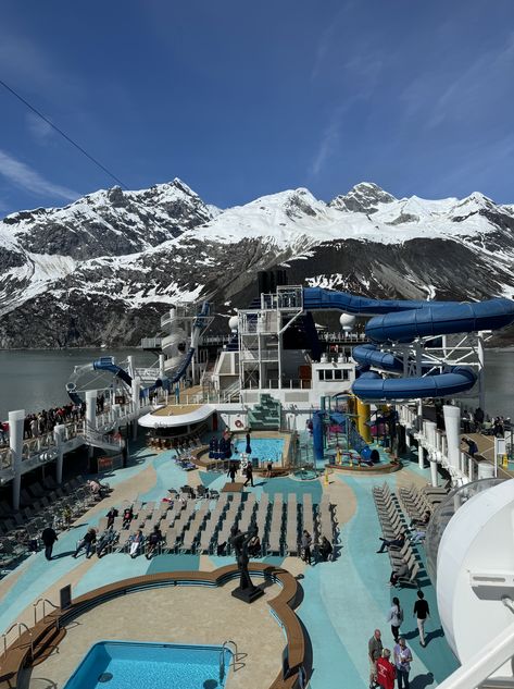 Are you planning an Alaska Cruise on the Norwegian Cruise Line (NCL)? We recently went on our first cruise on the NCL Encore and it was such an amazing experience! We were very impressed with the s… Ncl Encore, Alaska Travel Guide, First Cruise, Glacier Bay National Park, Travel Collage, Norwegian Cruise Line, Norwegian Cruise, Waikiki Beach, Resort Villa