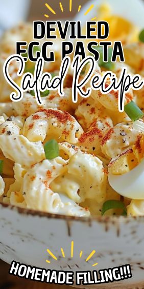 Deviled Egg Pasta Salad Recipe Plain Pasta Salad, Deviled Egg Pasta Salad Recipe, Egg Salad Pasta, Deviled Egg Pasta Salad, Plain Pasta, Egg Pasta Salad, Creamy Corn Casserole, Clean Eating Salads, Gluten Free Salads