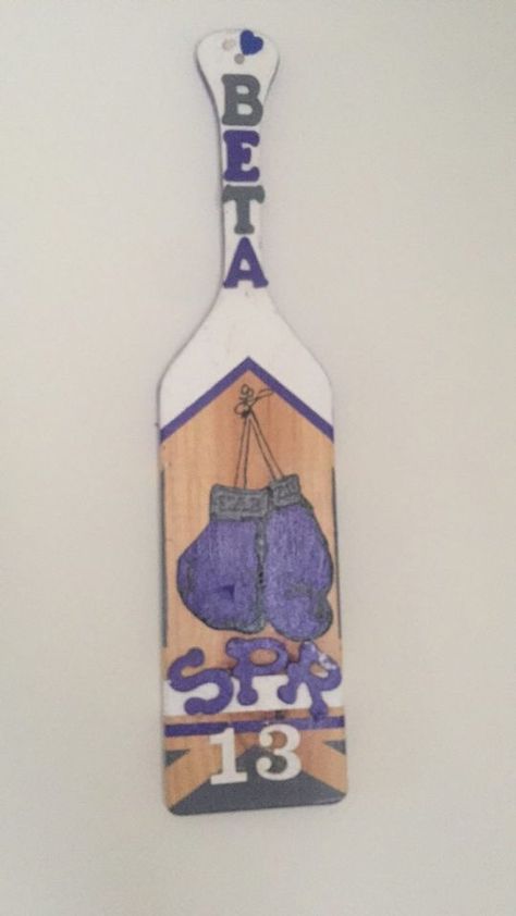 SLB Beta Paddle | Sigma Lambda Beta Paddle Design- Submitted by Brother Bellator at the Zeta Beta Chapter at the University of Florida Paddle Designs, Sigma Lambda Beta, University Of Florida, Son Gift, University, Florida, Gifts, Quick Saves, Design