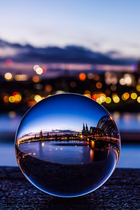 The Cologne Cathedral captured in a crystal ball by Vivien J-Dora Crystal Photography, Glass Photography, Reflection Photography, Foto Tips, Beautiful Wallpapers Backgrounds, Beautiful Nature Wallpaper, Photography Wallpaper, Alam Yang Indah, Photography Lovers