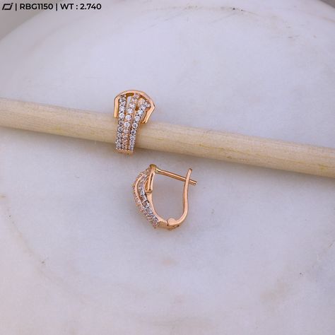 Ring Type Earrings Gold, Ring Type Earrings, Studs Earrings Gold India, Ring With White Stone, Gold Bali, Gold Earrings For Kids, Small Earrings Gold, Temple Jewellery Earrings, Simple Gold Earrings