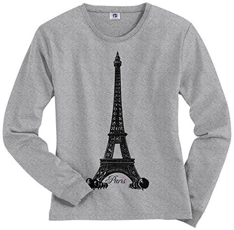 Threadrock Women's Eiffel Tower Paris France Long Sleeve ... https://smile.amazon.com/dp/B018CJQWBG/ref=cm_sw_r_pi_dp_U_x_MQRzBb669E354 Paris Themed, Themed Gifts, Paris France, Branded T Shirts, Cool Shirts, Eiffel Tower, Women Long Sleeve, Long Sleeve T Shirt, Pink Ladies