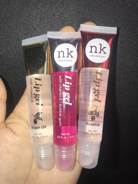 Ulta Beauty Lip Gloss, Nk Lipgloss, Nk Lip Gloss, Nk Makeup, Ulta Lip Gloss, Makeup Lip Gloss, Bday List, Lip Gloss Collection, Girly Bags