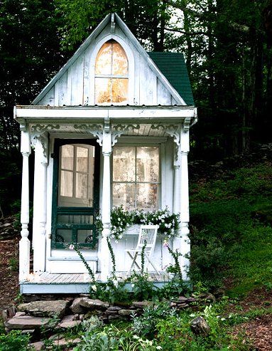 Playhouse Kids, Hunting Cabin, Tiny Cottage, Victorian Cottage, Potting Sheds, Cottage In The Woods, Kids Playhouse, She Sheds, Style Cottage