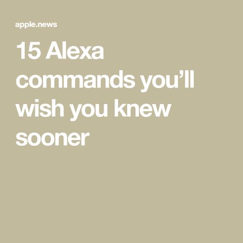 Funny Alexa Commands, Alexa Commands, Amazon Alexa, Usa Today, Apple News, You Can Do, Home Office, Lost, Technology