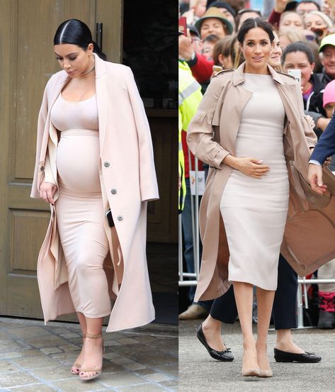 Maternity Style Spring, Meghan Markle Outfits, Dior Gown, Prince Harry And Megan, White Ball Gowns, Pregnancy Style, Cute Maternity Outfits, Pregnancy Looks, Fashion Book