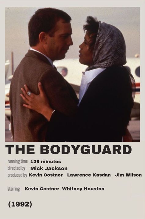 The Bodyguard - 1992 The Bodyguard Poster, The Bodyguard Movie Poster, The Bodyguard 1992, Bodyguard Movie, Movie Poster Polaroid, The Bodyguard Movie, Poster Polaroid, The Bodyguard, Movies To Watch Teenagers