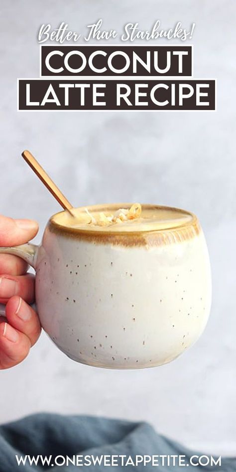 Plant Based Milk Recipes, Drinks With Coconut Milk, Coconut Milk Latte Recipes, Coconut Milk Drinks, Coconut Milk Smoothie Recipes, Coconut Milk Latte, Best Coconut Milk, Coconut Latte, Coconut Milk Drink