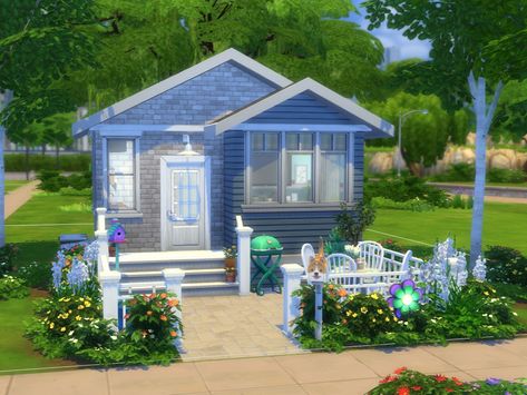 Nice Front Yard, Sims Houses, Sims Free Play, Sims Ideas, Sims Building, Sims House Plans, Micro House, Sims House Design, Sims Four