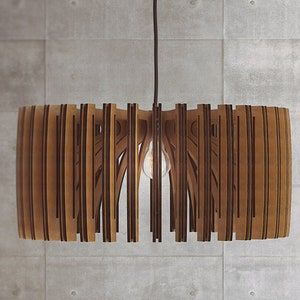 Geometric Lamp, Wood Light Fixture, Modern Lighting Chandeliers, Rattan Pendant Light, Wood Pendant Light, Wood Chandelier, Pendant Lights & Chandeliers, Bodo, Wooden Lamp