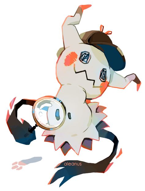 Detective Mimikyu Pokemon Ideas, Ghost Pokemon, Pokémon Art, Cute Pokemon Pictures, Pokemon Comics, Pokemon Memes, Cute Pokemon Wallpaper, Pokemon Teams, All Pokemon