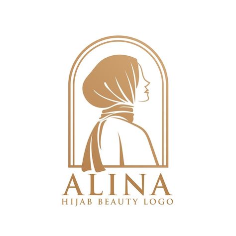 Women hijab beauty vector logo template | Premium Vector #Freepik #vector #hijab-logo #scarf-logo #hijab-vector #hijab-fashion Hijab Logo, Beauty Vector, Dress Logo, Hijab Beauty, Corporate Logo Design, Logo Presentation, Artist Logo, Unique Logo Design, Logo Creation