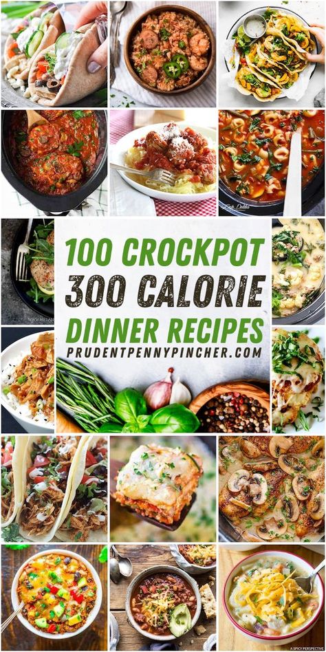 Eat healthy with these crockpot recipes under 300 calories. From veggie-packed crockpot soups to healthy crockpot chicken dinner recipes, there are plenty of easy and healthy slow cooker recipes to choose from. Easy And Healthy Dinner Recipes, Recipes Under 300 Calories, Dinner Under 300 Calories, 300 Calorie Meals, Chicken Bowls, Crockpot Dinners, Under 300 Calories, Crockpot Dishes, 300 Calories