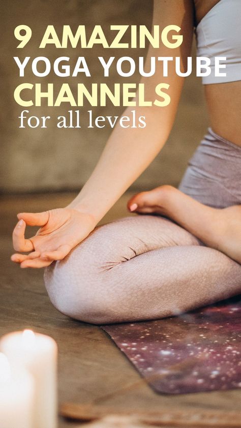 Whether you're new to yoga or are a seasoned yogi, there are SO many amazing YouTube channels on this list. You'll definitely find a class that's perfect for you in this post! Yoga Youtube Channels, Yoga Room Design, Yogi Lifestyle, Home Yoga Practice, Yoga Youtube, Yoga Space, Meditation Space, Yoga Room, Yoga At Home