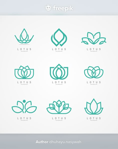 H Flower Logo, Lotus Logo Symbols, Logo Symbol Design, Flower Logo Ideas, Flower Logo Design Ideas, Flower Icon Logo, Logo Flower Design, Flower Logo Inspiration, Flowers Logo Design