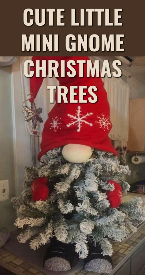 Gnome Christmas Tree Ideas Diy, How To Make Xmas Gnomes, Dollar Tree Gnome Craft, Diy Dollar Tree Gnomes How To Make, Gnome Xmas Decorations, Dollar Tree Christmas Gnomes, Christmas Knomes Decor Diy, Dollar Tree Christmas Knomes, Gnome Making Tutorial