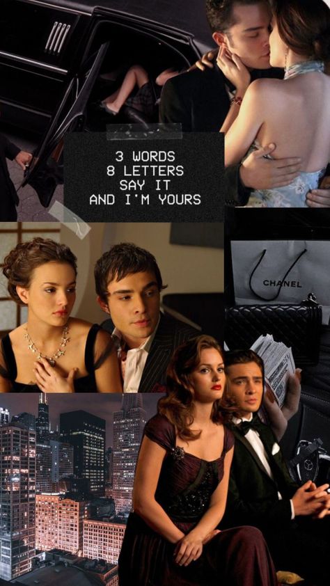 chuck and blair Chuck Y Blair, Blair And Chuck, Gossip Quotes, Chuck Blair, Chuck And Blair, Chuck Bass, Gossip Girl