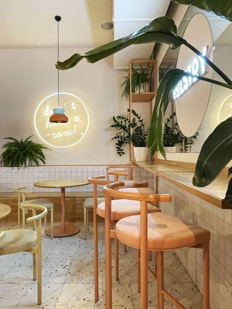 Gallery of Tolstoy, plant-based eatery / studio8 lab - 3 Free People Home, Nordic Cafe, Coffee Shop Concept, Wood Cafe, Green Cafe, Coffee Restaurants, Coffee Shop Logo, Coffee Shop Aesthetic, Concept Ideas