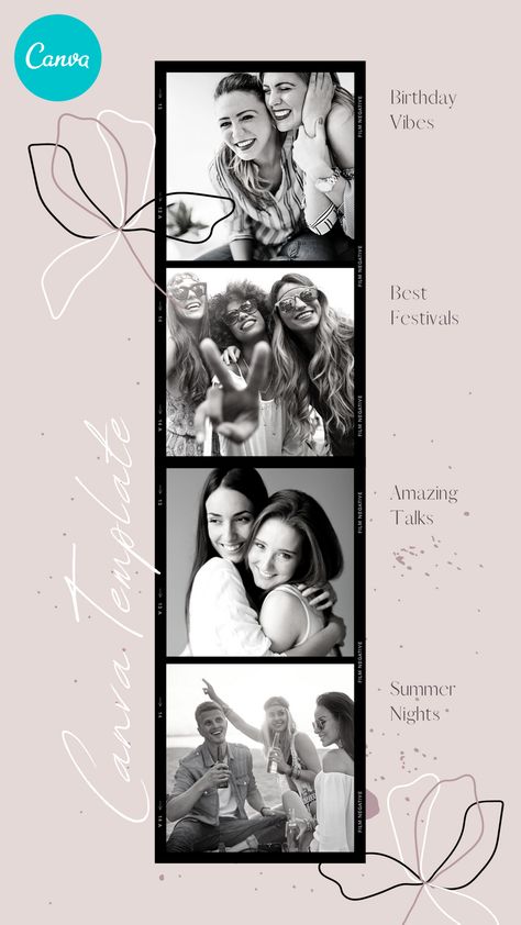 Friendship Instagram Story Design – Canva Template #instagram #story #template #canva #canvapro #minimalist #minimal #simple #friesnd #friendship #elegant #chic #design #social #media #feminine #love #memories #film #ideas #diy #polaroid #photos #frame #collage #collection Diy Polaroid, Graphic Design Showcase, Instagram Fonts, Instagram Story Design, Film Frame, Film Ideas, Frame Collage, Photos Frame, Instagram Font