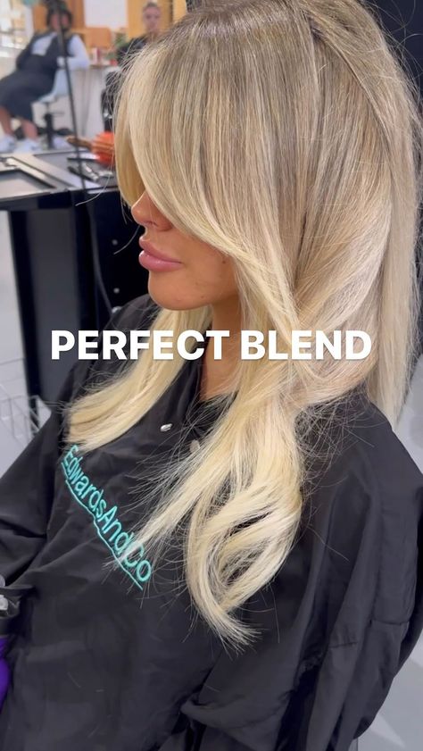 I literally did the hair of my dreams today and I can’t breathe???…… | Instagram Blonde Layered Hair, Perfect Blonde Hair, Sabrina Claudio, Summer Blonde Hair, Don't Let Me Down, Rave Hair, Level 8, Level 7, Dark Roots Blonde Hair