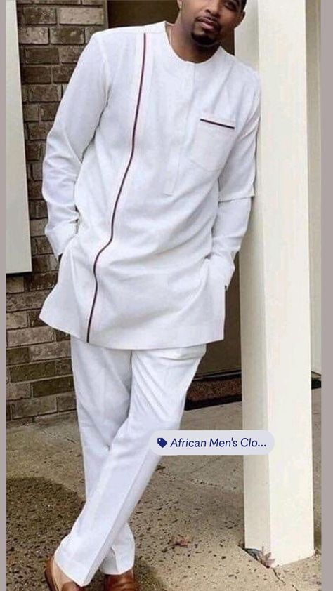 Mens Traditional Wear, Wedding Suit Styles, Nigerian Men Fashion, African Wear Styles For Men, Latest African Men Fashion, African Attire For Men, African Dresses Men, African Shirts For Men, African Clothing For Men