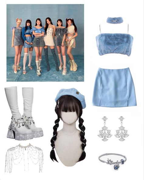 Ive Concert Outfit Idea, I’ve Concert Outfit, Ive Inspired Outfits Kpop, After Like Ive Outfit Inspired, Treasure Concert Outfit Ideas, Kpop Concert Outfit Ideas Ive, Ive Inspired Outfits Concert, Love Dive Outfits Inspired, Ive Outfits Kpop