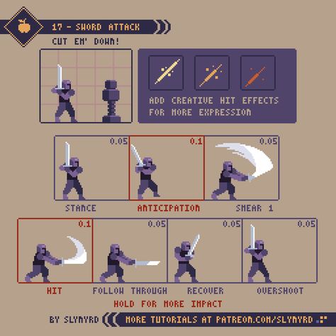 Slynyrd Tutorials, Pixel Art Characters Tutorials, Worldbox Ideas, Animation Frame By Frame, Pixelart Character, Character Pixel Art, Pixel Tutorial, 2d Pixel Art, Rotoscope Animation