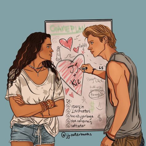 Jj And Kiara Fanart, Alisson Teen Wolf, Jj And Kiara, Best Shows On Netflix, Les Pogues, Cr7 Jr, Outer Banks Beach, The Pogues, Outer Banks Nc