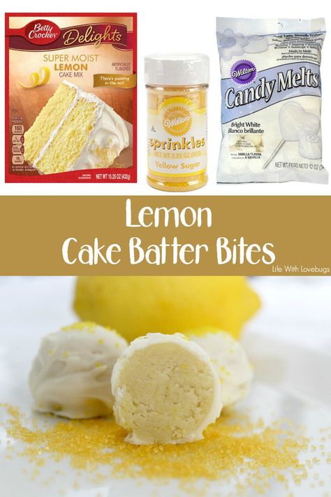 Lemon Cake Pops Recipe, Lemon Cake Easy, Card Night, Cake Ball Recipes, Moist Lemon Cake, Chocolate Covered Cookies, Cocomelon Birthday, Lemon Cake Mixes, Cake Pop Recipe