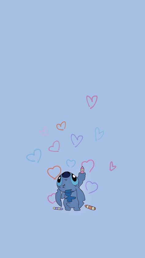 Disney Mignon, ليلو وستيتش, Cute Iphone Wallpaper Tumblr, Lilo And Stitch Quotes, Disney Characters Wallpaper, Lilo And Stitch Drawings, Cute Blue Wallpaper, Stitch Drawing, Funny Phone Wallpaper