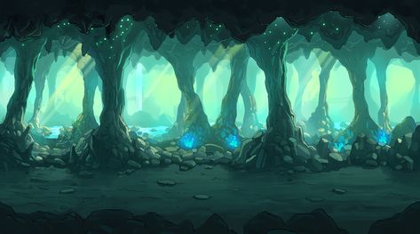 Side Scrolling Game Background, Cave Background, Scrolls Game, Game Background