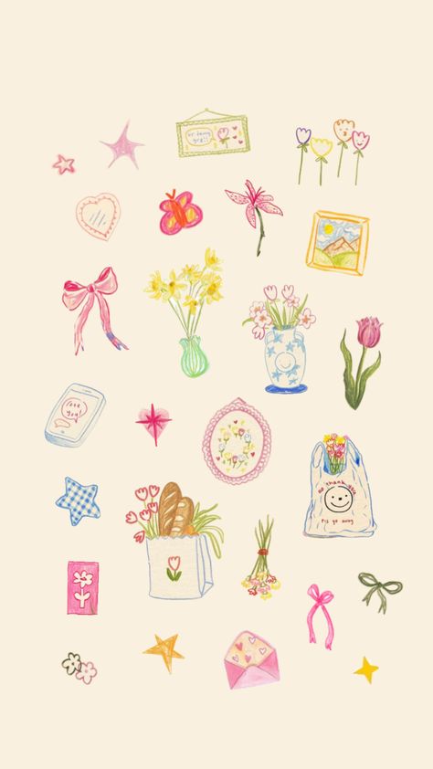 pink wallpaper #vintage #wallpaper #coquette #pink #girlhood #nature #flower #art #preppy #beauty Pink Wallpaper Vintage, Wallpaper Coquette, Art Preppy, Desain Buklet, Ipad Background, Drawing Wallpaper, Keramik Design, Coquette Pink, Enjoy The Little Things