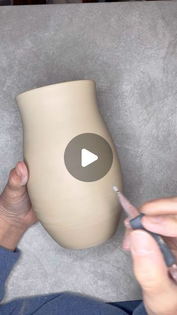 Cherie Johnson on Instagram: "Carving some pretty little vines today! Using my @diamondcoretools L3 and P1 tools to carve the petals and the vines. I will inlay underglaze in the carving and glaze the handle and rim later in the process. I do love carving!🌿💛 . . . . #mugcarving #carving #potterycarving #diamondcoretools #mugshotmonday #vines #potteryreels #potteryprocess #ceramicmug #pottery #potterylove #handmade #handmademug #potteryprocessvideo #potterymug #carvingflowers #ceramiccarving #carvingclay #clay #carvingart #potterywheel #lovewhatyoudo #coffeemug #handthrown #madeinpa #muddycreekpottery" How To Carve Pottery, Pottery Carving Ideas Simple, Pottery Carving Ideas Patterns, Pottery Designs Carving, Pottery Carving Ideas, Carving Ceramics, Carving Clay, Carving Pottery, Pottery Carving