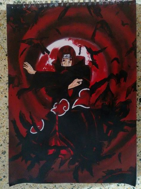 Uchiha Itachi #naruto #itachi #paintings Itachi Uchiha Acrylic Painting, Itachi Acrylic Painting, Itachi Painting, Itachi Naruto, Naruto Itachi, Uchiha Itachi, Art Prints For Sale, Itachi Uchiha, Paintings For Sale