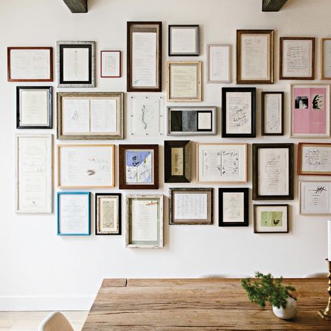 Chef and Restaurateur Camilla Marcus and Her Husband Display Mementos of Their Best Meals on a Gallery Wall Menu Wall, Restaurant Management, Paris Shopping, Jenni Kayne, California Cool, Gallery Walls, Tasting Menu, Logo Restaurant, Los Angeles Homes