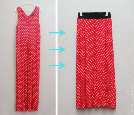 Turn a Maxi Dress...into a Maxi Skirt {in MINUTES!!} | Make It and Love It Dress Into Skirt, Comfy Skirt, Skirt Diy, Fitted Maxi Dress, Diy Vetement, Ruffle Fabric, Diy Skirt, Long Maxi Skirts, A Skirt