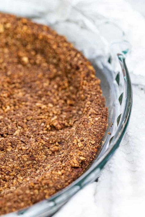 Nut Pie Crust Recipe, Pecan Nut Pie, Nut Pie Crust, Healthy Pie Crust, Chocolate Chess Pie Recipe, Nut Pie, Elimination Diet Recipes, Chocolate Chess Pie, Pecan Pie Crust