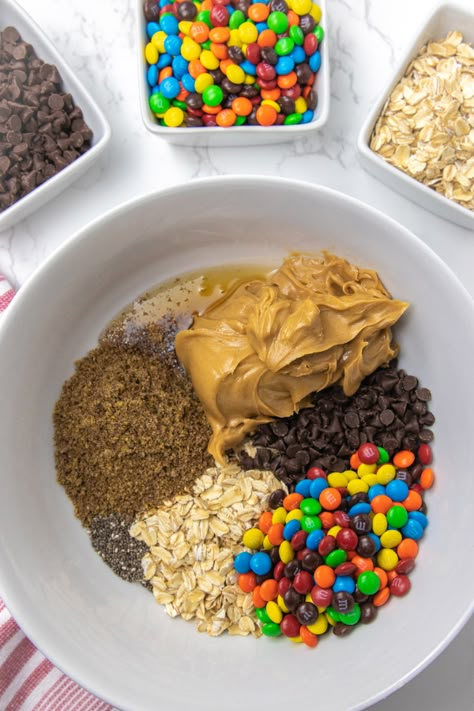 Monster Peanut Butter Balls, Monster Cookie Balls, Monster Balls, Monster Protein Energy Balls, Protein Balls Monster Cookie, Monster Balls Protein, Monster Bites, Protein Kids Snacks, Kids Protein Balls