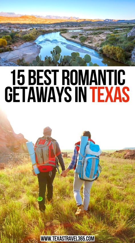 15 Best Romantic Getaways In Texas Couples Weekend Getaway Ideas, Texas Vacation Ideas, Couples Getaway Ideas, Day Trips In Texas, Texas Honeymoon, Couples Weekend Getaway, Texas Couples Getaway, Texas Camping Spots, Texas Travel Weekend Getaways