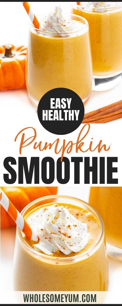 Smoothie Pumpkin, Gingerbread Smoothie, Pumpkin Protein Shake, Pumpkin Smoothie Healthy, Pumpkin Shake, Pumpkin Smoothie Recipe, Pumpkin Spice Smoothie, Pumpkin Gingerbread, Sweet Smoothies