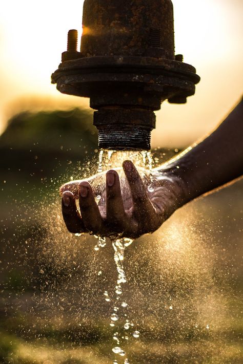 Water Pouring on Pipe · Free Stock Photo Water Drilling, Agricultural Development, Water Issues, Water And Sanitation, Photographer Pictures, Plumbing Emergency, Paris Agreement, Water Projects, Water Efficiency