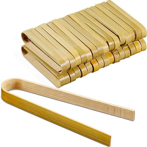 AmazonSmile: 90 Pieces Mini Bamboo Tongs 4 Inch Long Toast Tongs Disposable Wooden Cooking Tongs Bamboo Cooking Utensils for Cooking Toast Bread Pickles Tea Supplies: Home & Kitchen Bamboo Cooking Utensils, Tea Restaurant, Tea Supplies, Toast Bread, Wooden Kitchen Utensils, Food Tongs, Serving Tongs, Barbecue Tools, Tongs Kitchen