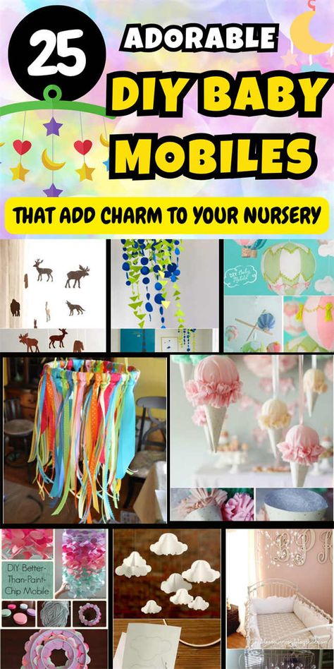 Creating a bespoke baby mobile for your little one's nursery is not only a thoughtful gesture but also an opportunity to add a personal touch. Not only do Paint Chip Mobile, Diy Baby Mobile Tutorial, Infant Classroom Ideas, Diy Mobiles, Homemade Mobile, Baby Mobile Ideas, Nursery Diy Projects, Mobiles For Kids, Mobile Ideas