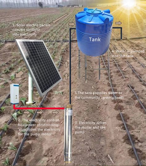 Farm agriculture irrigation sprinkler system deep well solar panel powered water pump drip irrigation Kit https://m.alibaba.com/product/1600541582262/Farm-agriculture-irrigation-sprinkler-system-deep.html?__sceneInfo={"cacheTime":"1800000","type":"appDetailShare"} Farm Irrigation System, Garden Water System, Witchy Mansion, Drip Irrigation System Design, Irrigation System Design, Water Sprinkler System, Irrigation System Diy, Irrigation Methods, Water Pump System