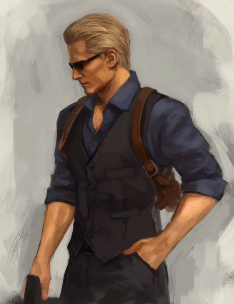 Jill Sandwich, Resident Evil Wesker, Resident Evil Anime, Resident Evil 5, Albert Wesker, Resident Evil Collection, Resident Evil Game, Resident Evil Leon, Blonde Guys