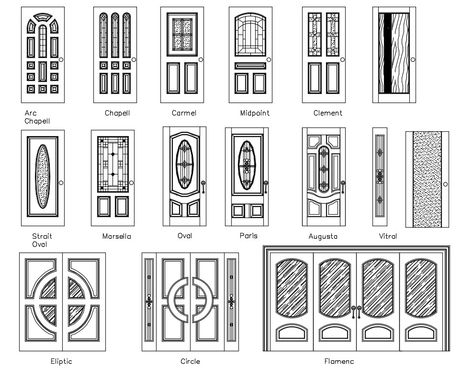 Door 2d Design, Door Elevation Drawing, Door Elevation, Elevation Drawing, Drawing Block, 2d Design, Cad Blocks, Autocad Drawing, Main Door