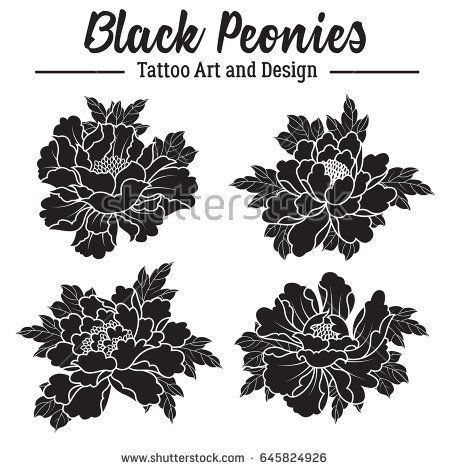 Cover Up Tattoos Hand, Black Flower Tattoo, Black Peonies, Black Flowers Tattoo, Peonies Wallpaper, Borneo Tattoo, Japanese Flower Tattoo, Black Tattoo Cover Up, Black Peony