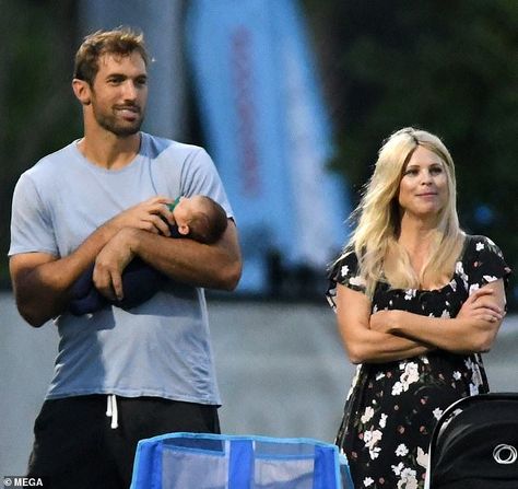 Tiger Woods' ex Elin Nordegren, 39, cheers on their son at soccer as Jordan Cameron holds new baby | Daily Mail Online Tiger Woods Ex Wife, Elin Nordegren, Moving To Florida, Soccer Match, Star Show, Play Soccer, Tiger Woods, Baby Mama, Ex Wives