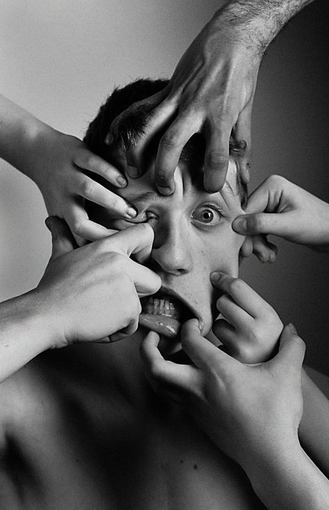 inspired by richard avedon. | by massooleh Face Pulling Drawing, Hand Pulling Face, Portraits Expressions, Imperfection Aesthetic, Avedon Photography, Richard Avedon Portraits, Expressive Poses, Film Marketing, Richard Avedon Photography